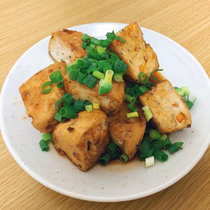 「がんも」の香味ソース掛け ヴィーガン
